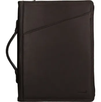 Pánská aktovka Kožená pánská spisovka Katana George - tmavě hnědá