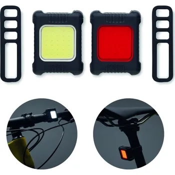 Cyklosvítilna Sada dobíjecích světel na kolo bez potisku bez potisku 5 bez potisku