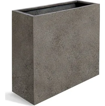 Květináč Luca Lifestyle Grigio Rozdělovač prostoru, květináč Rozměry: 69x26x64 cm, Barva květináče: Natural Concrete