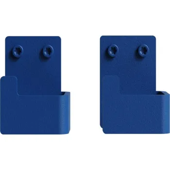 Věšák Nichba Věšáky Bath Hook - set 2 ks, blue