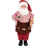 Vánoční figurka Santa Claus řezbář / kutil – 22x19x45 cm
