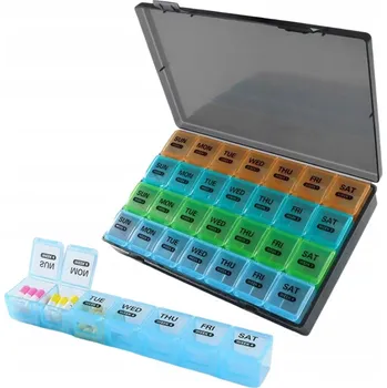 Zdravotnický materiál Organizér na léky 1 přihrádka na den