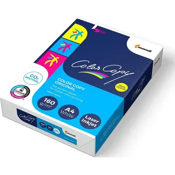 Papír pro tiskárny Kancelářský papír A4 160g Color Copy bílý saténový 250 listů