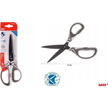 Kancelářské nůžky Kancelářské nůžky s nepřilnavým povrchem 21 cm MP