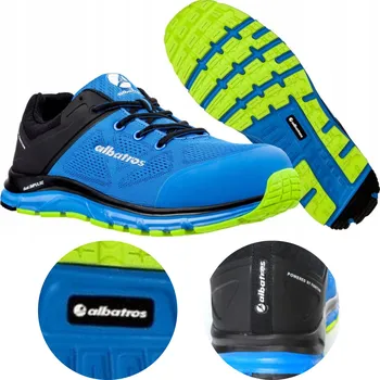 Pracovní obuv Pracovní polobotky Albatros Lift Blue Impulse Low, velikost 47