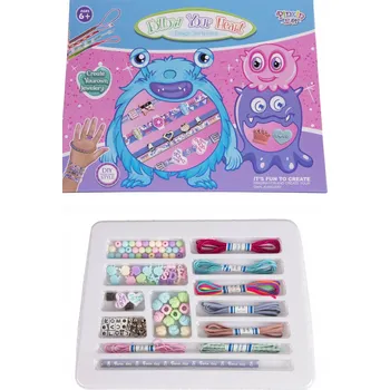 Dětské navlékací korálky SADA KORÁLKŮ MALÁ PRO VÝROBU NÁRAMKŮ