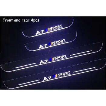 Lišta karosérie 4x LED dynamické prahové lišty přední i zadní pro Audi A7