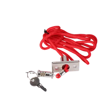 Mechanismus odblokování sekčních vrat s lankem