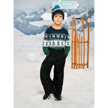 Chlapecké kalhoty Sinsay - Zateplené kalhoty - černá - 415FC-99X - 415FC-99X-122