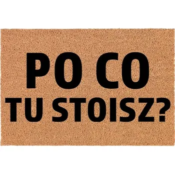 Rohožka KOKOSOVÁ VSTUPNÍ ROHOŽKA DO DOMU DEKORATIVNÍ | DÁREK PROČ STOJÍŠ