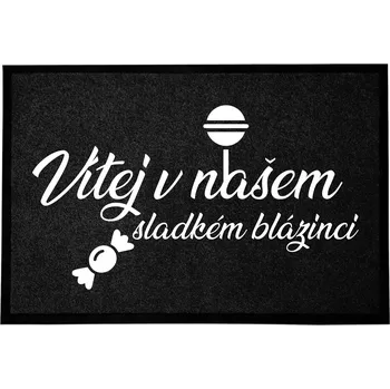 Rohožka Hotová gumová kokosová rohožka 40 x 60 cm