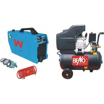 plazmová řezačka BENO AW 40 +HADICE VZDUCHOVÁ SPIRÁLOVÁ 5M 8ATM + OCHRANNÉ SVÁŘEČSKÉ BRÝLE OB 159 + OLEJOVÝ KOMPRESOR1,5KW 24L / AW40-48040-OB159B-130002 + DOPRAVA ZDARMA