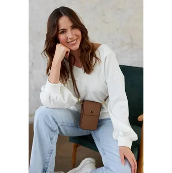 Kabelka Peterson Dámská crossbody kabelka Oateyes hnědá One size