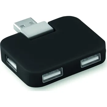 USB hub Čtyřportový USB hub bez potisku bez potisku 5 bez potisku