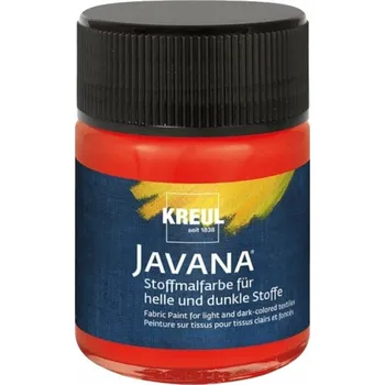 Speciální výtvarná barva Kreul Javana Barva na látky Red 50 ml 1 ks