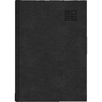 Diář Kalendarz 2026 A5 dzienny Aluminium czarny