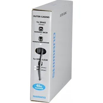 Lanko pro jízdní kolo Shimano SLR šedé brzdové lanko v bowdenu 40 m