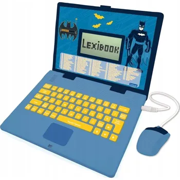 Výuková hračka Dvojjazyčný notebook vzdělávací počítač pro děti Lexibook Batman pol/anglicky