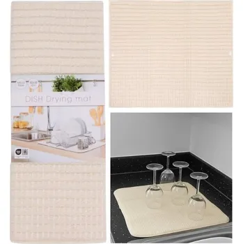 Odkapávač na nádobí Podložka z MIKROVLÁKNA na sušení NÁDOBÍ 48 x 40 cm