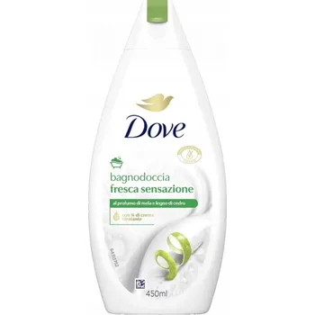 Koupelová kosmetika Dove Fresca Sensazione sprchový gel woman 450 ml Jablko cedrové dřevo