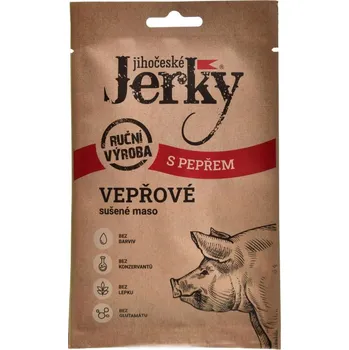 Jihočeské jerky Jihočeské jerky vepřové 20 g - s pepřem