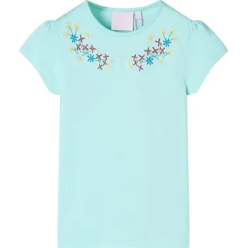 Chlapecké tričko vidaXL Dětské tričko světle 92 [11329] Barva: Akvamarínová