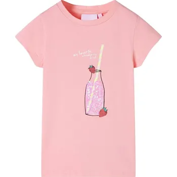 vidaXL Dětské tričko 92 [11264] Barva: Růžová