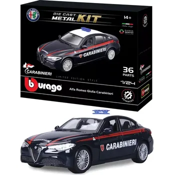 Bburago 18-25128 Alfa Romeo Giulia Carabinieri 1:24 autíčko Bburago 18-25128 Alfa Romeo Giulia Carabinieri 1:24