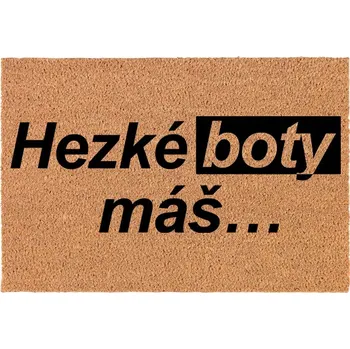 Rohožka Kokosová Vstupní Rohožka Dekorativní | Veselý Dárek Pěkné Boty