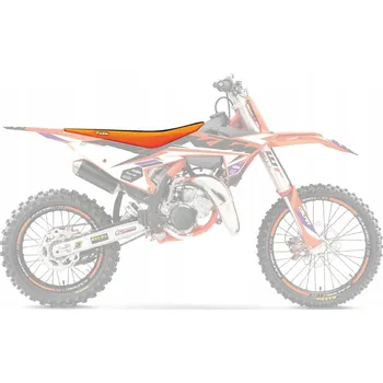 Moto sedlo BLACKBIRD POTAH / OBAL NA SEDADLO KTM SX 85 '25 DOUBLE GRIP BARVA