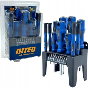 Šroubovák Sada šroubováků s bity Niteo Tools, 21 dílů