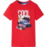 vidaXL Dětské tričko 140 [12538] Barva: Červená