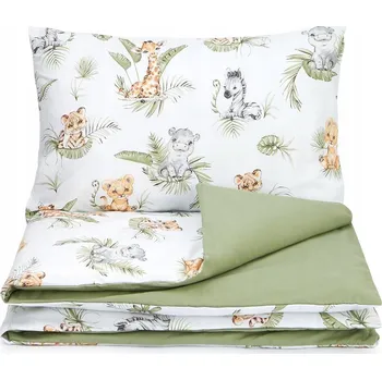 Povlečení Sada povlečení Savanna zelená, 2dílná, 120x90 cm