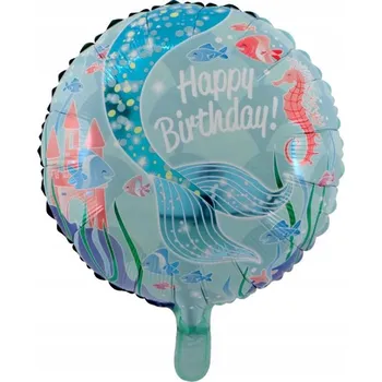 Balónek Fóliový balónek Happy Birthday! Vodní svět 45 cm