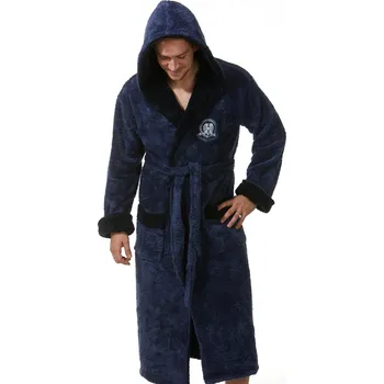 Pánský župan Župan pánský huňatý 1z1002 šedá xxl