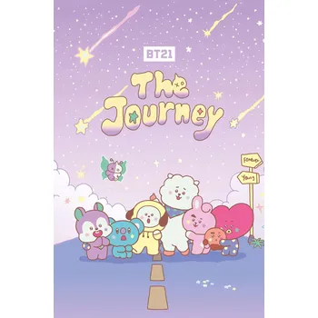 Obraz Plakát na zeď BT21 The Journey Originální plakáty pro děti 61x91,5 cm