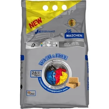 Prací prášek Prací prášek Wash&Free UNIVERZÁLNÍ - 2,6 kg