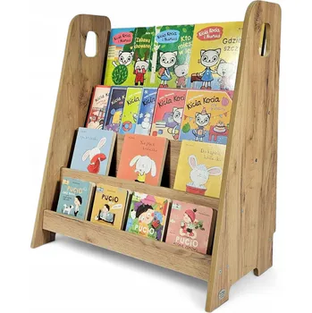 Knihovna Montessori knihovna - dubový regál na knihy pro děti BKC-310