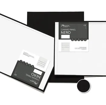 Malířské plátno Černé plátno na lepence