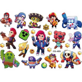 Odstranitelné tetování Smyvatelné tetování pro děti BRAWL CG631