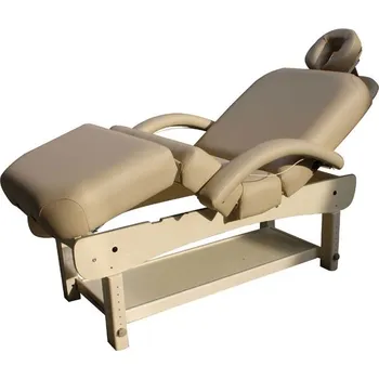 Zahradní lehátko MH Star Dřevěné lehátko Archer - béžové