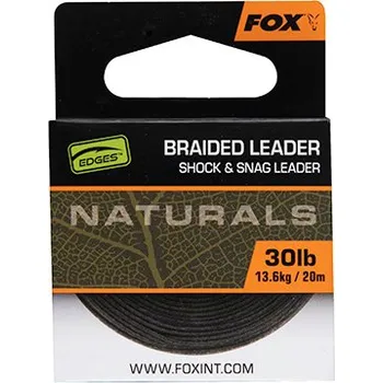 Fox Návazcová Šňůrka Naturals Braided Leader 20 m 30lb