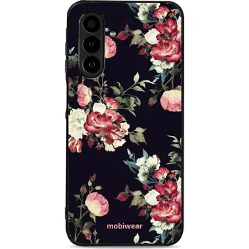 Pouzdro na mobilní telefon Lesklý kryt Mobiwear Glossy - Samsung Galaxy A17 / A17 5G - G040G - Růže na černé (Prémiové lesklé pouzdro, obal, kryt Mobiwear Glossy na mobil Samsung Galaxy A17 / A17 5G - G040G - Růže na černé, materiál Plast + TPU silikon - krytí po všech stranách,)