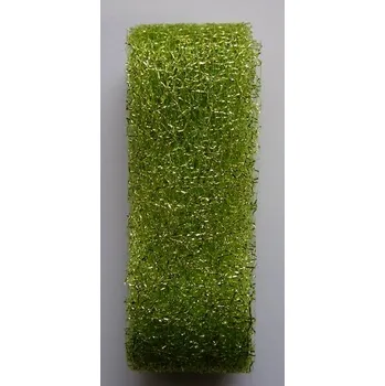 Stuha Stuha pavučinka zelená metalická 40mm - 5m