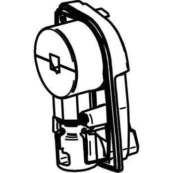 Autodíl Levá koncová deska včetně klikového mechanismu Thule 4200, antracitová barva