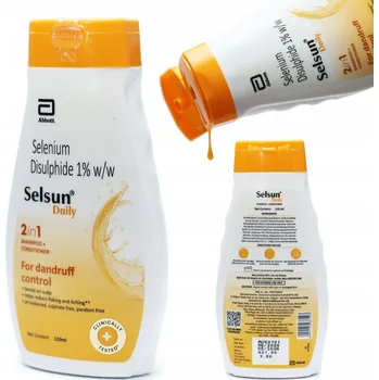 Šampon Selsun Daily šampon proti lupům 2v1 120 ml.