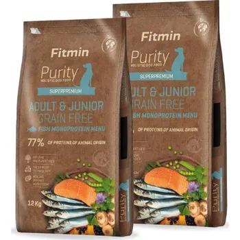 Krmivo pro psa Fitmin dog Purity GF Adult&Junior Fish Menu 2x12 kg