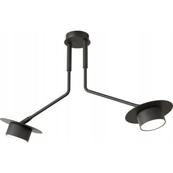 MIZU 2 BL Závěsná svítidla Ocel práškově lakovaná Černá 12W MAX LED