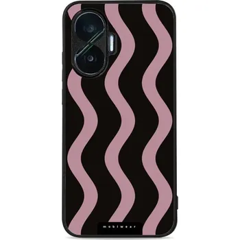 Pouzdro na mobilní telefon Lesklý kryt Mobiwear Glossy - Xiaomi Poco F7 - GA54G Fialové vlnky (Prémiové lesklé pouzdro, obal, kryt Mobiwear Glossy na mobil Xiaomi Poco F7 - GA54G Fialové vlnky, materiál Plast + TPU silikon - krytí po všech stranách, neošoupatelný potisk, tenké)