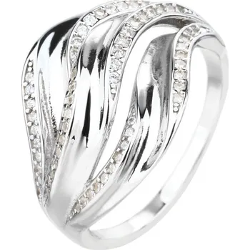 Náušnice Prsten JVD SVLR1312XJ6BI stříbrný